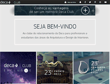 Tablet Screenshot of decaclub.com.br